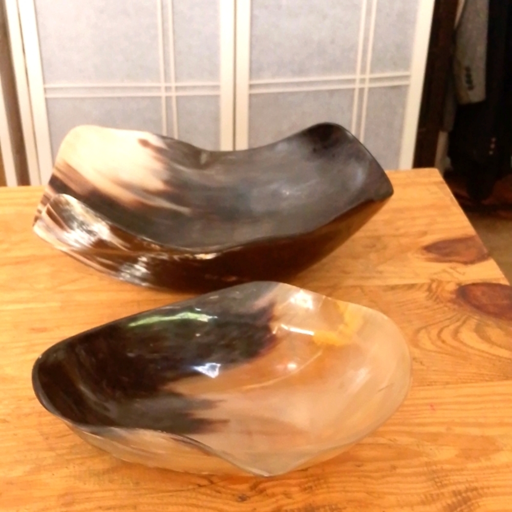 Made in India Water Buffalos Horn Bowls